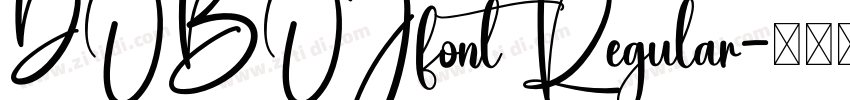DOBOJfont Regular字体转换